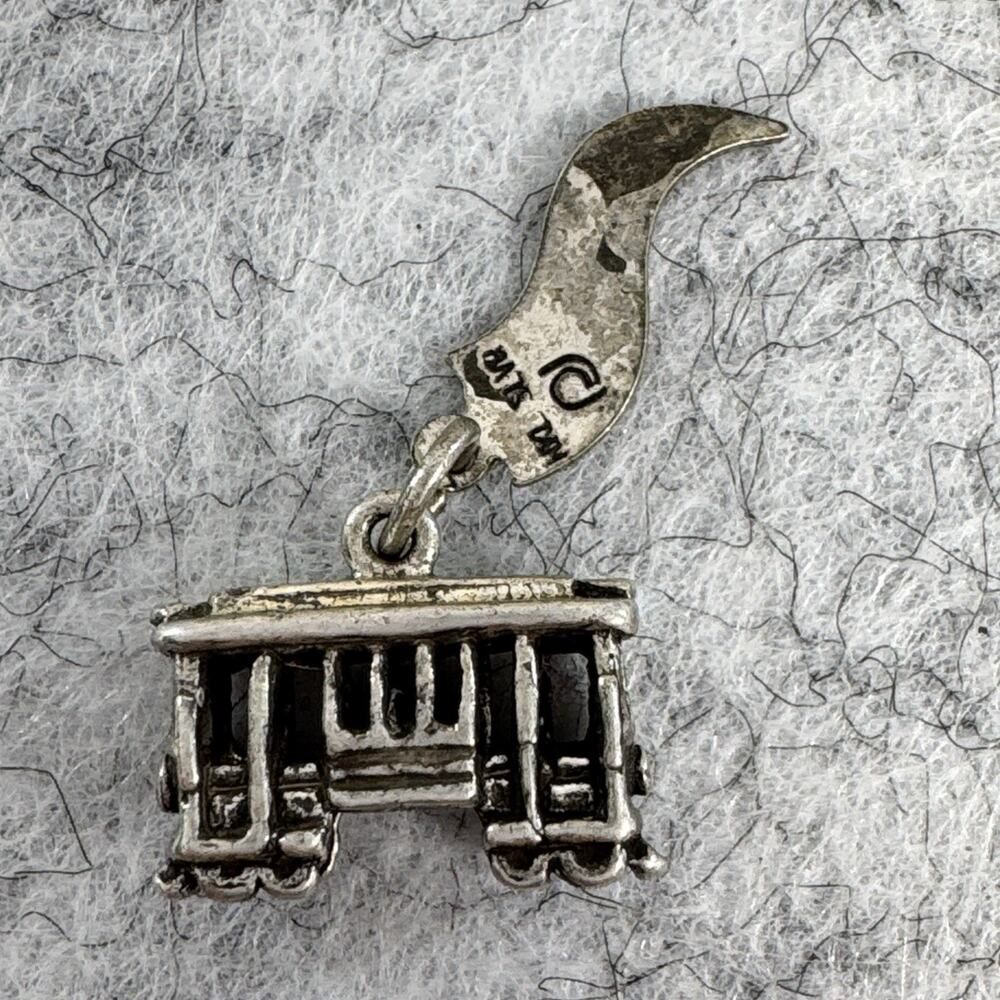 Vintage Sterling Silver San Francisco Cable Car Charm SF Chinatown Trolley NKL
